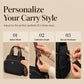 📢📢40% OFF !! ⏰Casual Canvas Tote Bag with Pleated Side Pockets for Women