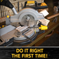 📢📢40% OFF !! ⏰7-Inch Plastic or Aluminum Miter Saw Protractor