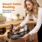 📢📢40% OFF !! ⏰Under Desk Cable Organizer