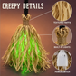 📢📢40% OFF !!⏰🧙 Animated Witch Broom Halloween Decoration with Lights and Sound