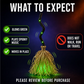 📢📢40% OFF !!⏰🧙 Animated Witch Broom Halloween Decoration with Lights and Sound