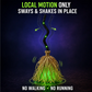 📢📢40% OFF !!⏰🧙 Animated Witch Broom Halloween Decoration with Lights and Sound