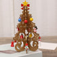 📢📢40% OFF !! ⏰ DIY Wooden Christmas Tree Ornament Set – Build, Decorate & Play! ✨