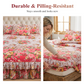 📢📢50% OFF !! ⏰3-Piece Floral Ruffled Bed Skirt Set