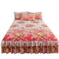 📢📢50% OFF !! ⏰3-Piece Floral Ruffled Bed Skirt Set