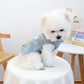 📢📢40% OFF !! ⏰ Cute Princess Denim Dog Jacket – Stylish Adjustable Clothing for Small & Medium Dogs, Soft Washed Denim with Bow Accent 🐩✨