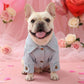 📢📢40% OFF !! ⏰ Cute Princess Denim Dog Jacket – Stylish Adjustable Clothing for Small & Medium Dogs, Soft Washed Denim with Bow Accent 🐩✨