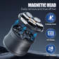 📢📢40% OFF !! ⏰6-Blade Magnetic Electric Head Shaver, IPX7 Waterproof Razor For Bald Men🌊