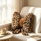📢📢40% OFF !! ⏰Leopard Print Bowknot Throw Pillow