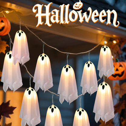 📢📢40% OFF !! ⏰Halloween Decoration Ghost String Lights