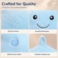 Cute Smiling Star Glowing Plush Pillow