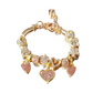 📢📢40% OFF !! ⏰ DIY Beaded Detachable Heart Charm Bracelet