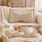 📢📢BUY 1 GET 1 FREE !! ⏰Soft Chenille Bow-Shaped Throw Pillow