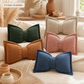 📢📢BUY 1 GET 1 FREE !! ⏰Soft Chenille Bow-Shaped Throw Pillow