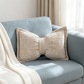 📢📢BUY 1 GET 1 FREE !! ⏰Soft Chenille Bow-Shaped Throw Pillow