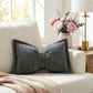 📢📢BUY 1 GET 1 FREE !! ⏰Soft Chenille Bow-Shaped Throw Pillow