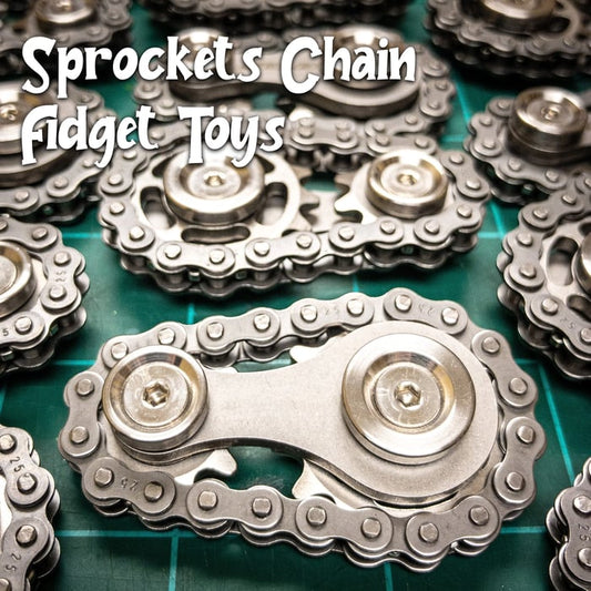 📢📢40% OFF !! ⏰ Chain Fidget Spinner – Smooth spin, durable & fun ✨