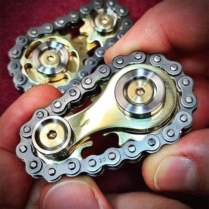 📢📢40% OFF !! ⏰ Chain Fidget Spinner – Smooth spin, durable & fun ✨