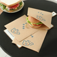 📢📢40% OFF !! ⏰Grease-Resistant Paper Bags for Sandwich Wrapping