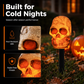 📢📢40% OFF !! ⏰Halloween Solar Skull Stake Lights