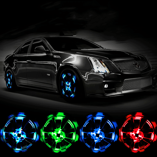 📢📢30% OFF !! ⏰Turn Heads & Stay Safe – Weatherproof LED Tyre Lights with Long Battery Life. Free UK Delivery