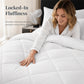 🛏️ Brushed Microfiber Comforter Set: Diamond Quilting, Moisture-Wicking, All-Season, 2 Pillowcases