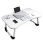 📢📢40% OFF !! ⏰Foldable Laptop Bed Table with Cup Holder