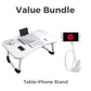 📢📢40% OFF !! ⏰Foldable Laptop Bed Table with Cup Holder