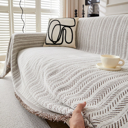 📢📢40% OFF !! ⏰Premium Chenille Herringbone Sofa Throw Cover