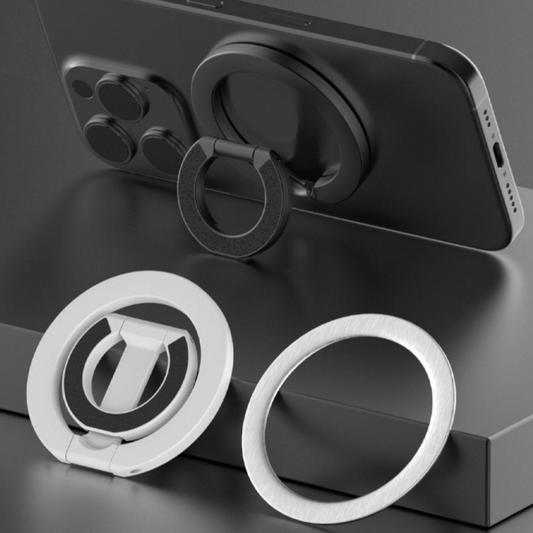 📢📢50% OFF !! ⏰ Dual-Sided Magnetic Ring Holder & Stand