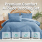 📢📢40% OFF !! ⏰ Solid Color 100% Cotton Bedding 4-Piece Set
