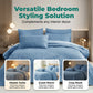 📢📢40% OFF !! ⏰ Solid Color 100% Cotton Bedding 4-Piece Set