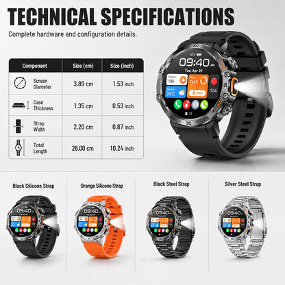 📢📢50% OFF !! ⏰Multifunctional Outdoor Smartwatch for Sports and Fitness