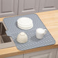 📢📢40% OFF !! ⏰Large Size Silicone Drying Mat with Drain Lip