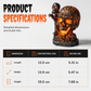 📢📢40% OFF !! ⏰Halloween Resin Skull Lamp Glowing Tabletop Ornament