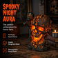 📢📢40% OFF !! ⏰Halloween Resin Skull Lamp Glowing Tabletop Ornament