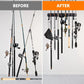 📢📢40% OFF !! ⏰ Wall-Mounted Fishing Rod Holder