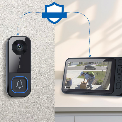 📢📢40% OFF !! ⏰Wireless Video Doorbell with Screen Monitor