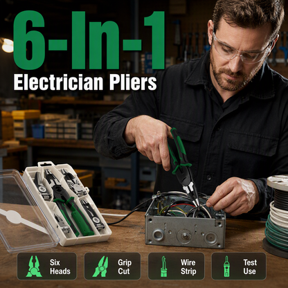 📢📢40% OFF !! ⏰ 6-in-1 Wire Stripper Pliers