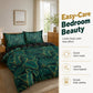 📢📢40% OFF !! ⏰ Tropical Palm Leaf Bedding Cover Set