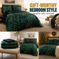 📢📢40% OFF !! ⏰ Tropical Palm Leaf Bedding Cover Set