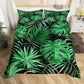📢📢40% OFF !! ⏰ Tropical Palm Leaf Bedding Cover Set