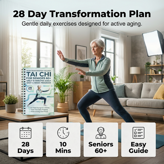 📢📢40% OFF !! ⏰☯️ Wellness Pick | 28-Day Tai Chi Book
