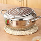 🍤 304 Stainless Steel Japanese Tempura Fryer Pot – Mini Deep Frying Pan with Thermometer & Oil Drain Rack