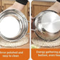 🍤 304 Stainless Steel Japanese Tempura Fryer Pot – Mini Deep Frying Pan with Thermometer & Oil Drain Rack
