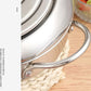 🍤 304 Stainless Steel Japanese Tempura Fryer Pot – Mini Deep Frying Pan with Thermometer & Oil Drain Rack