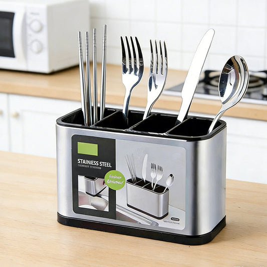 📢📢40% OFF !! ⏰Space-Saving Stainless Steel Kitchen Utensil Holder