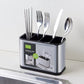 Space-Saving Stainless Steel Kitchen Utensil Holder
