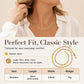 📢📢40% OFF !! ⏰Women's Elegant Gold Plated Flat Chain Necklace