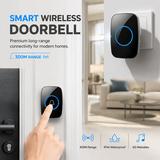 📢📢40% OFF !! ⏰Long Range Smart Wireless Doorbell